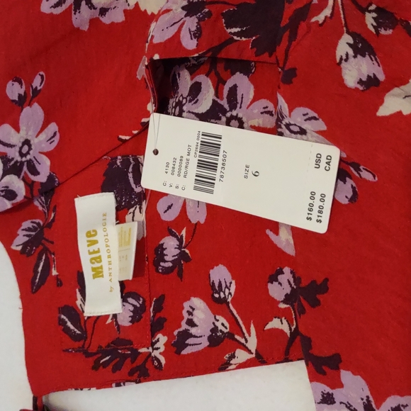 HOST PICK New Anthropologie Puff Sleeve Dress Size 6 - Picture 5 of 12